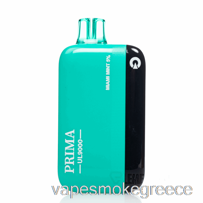 Vape Greece Prima Ul9000 μέντα μαϊάμι μιας χρήσης